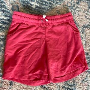 Pink shorts, flexible